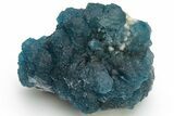 Blue, Cubic/Octahedral Fluorite Encrusted Quartz - Inner Mongolia #224773-1